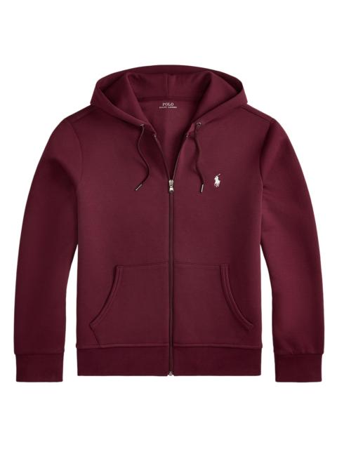Polo Ralph Lauren Men's Double-Knit Cotton-Blend Full-Zip Hoodie - Classic Wine