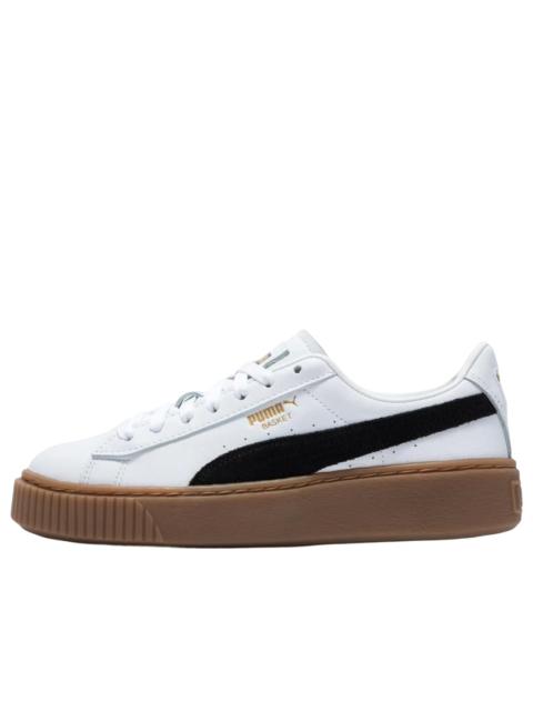 PUMA (WMNS) PUMA Basket Platform L 'White' 394369-01