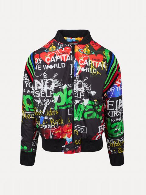 Vivienne Westwood STRIPPED CYCLIST BOMBER