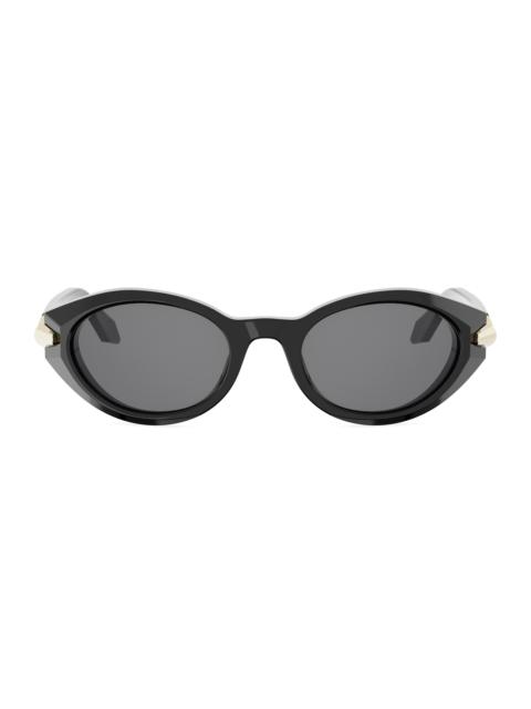 BVLGARI Women's Serpenti Viper 51MM Oval Sunglasses - Shiny Black Smoke