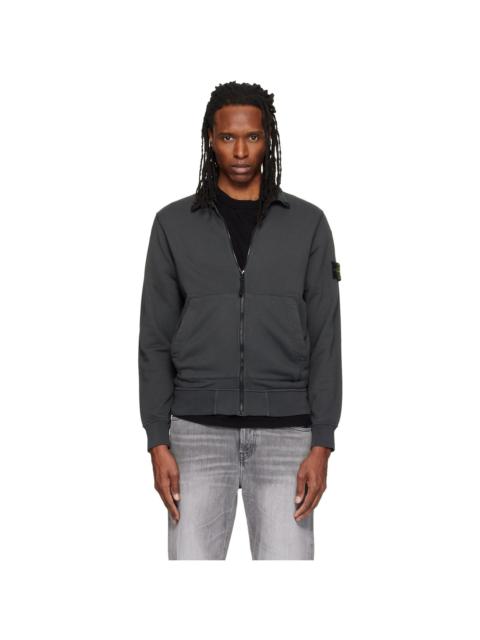 Stone Island Gray 6100063 Organic Cotton Jacket