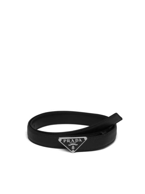 Prada Saffiano leather belt