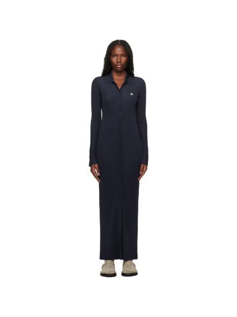 KENZO Navy Kenzo Paris Long Rib Cardigan Maxi Dress