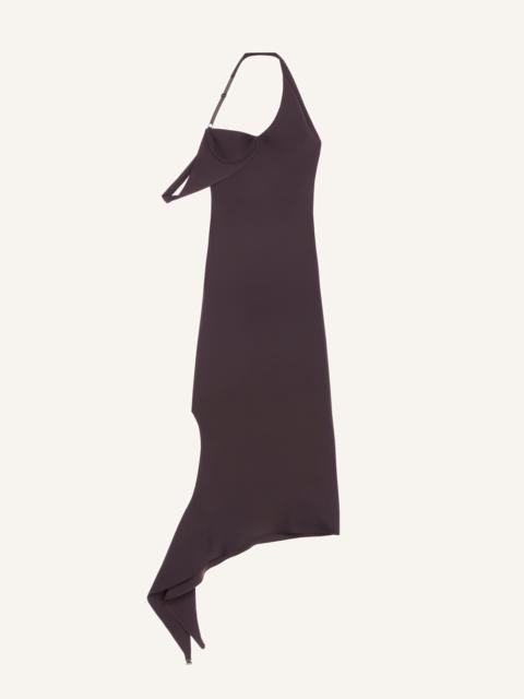 courrèges UNDRESSED LONG CREPE DRESS