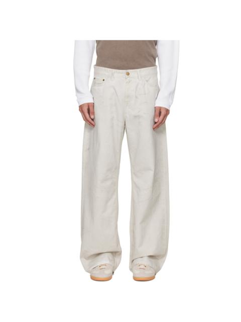 Stockholm Surfboard Club Off-White Chino Trousers