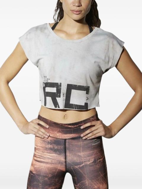 Reebok spray dye crop T-shirt