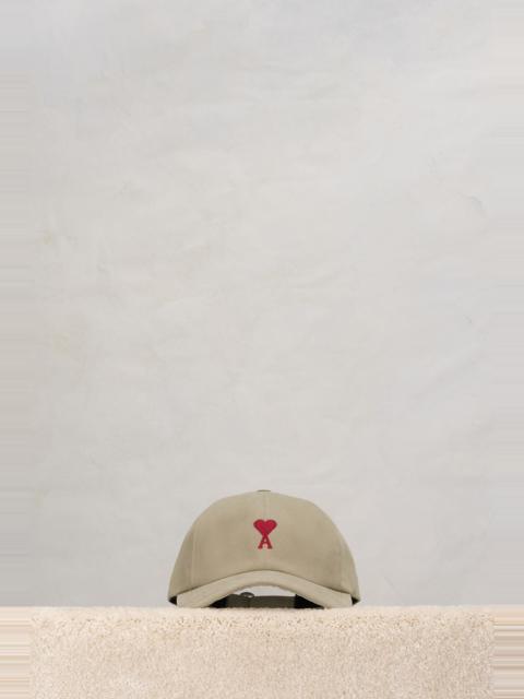 AMI Paris RED AMI DE COEUR EMBROIDERY CAP | REVERSIBLE