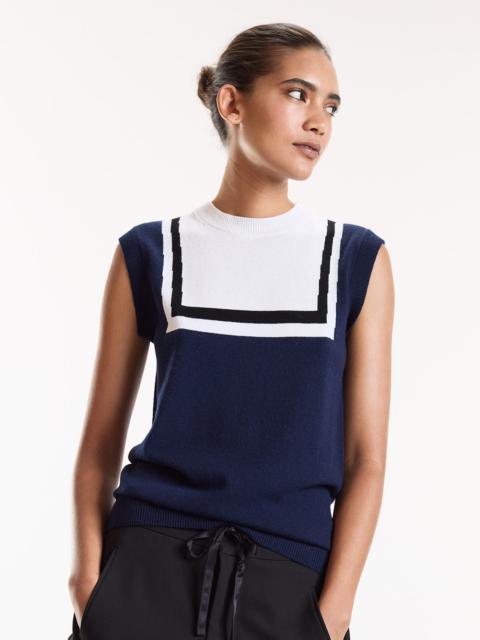 CYNTHIA ROWLEY Eastport Knit Vest
