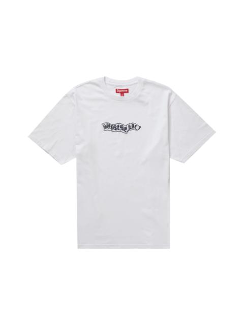 Supreme Banner S/S Top White