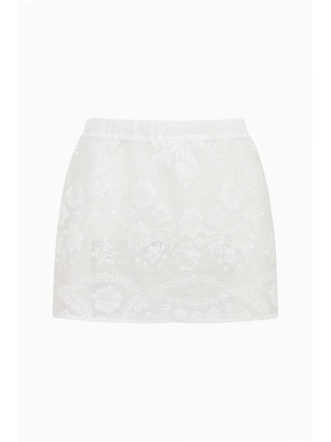 LoveShackFancy Cirelle Lace Cover-Up Skirt