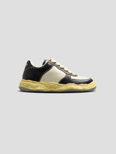 Maison MIHARAYASUHIRO WAYNE OG SOLE LOW-TOP VINTAGE TREATMENT LEATHER SNEAKERS