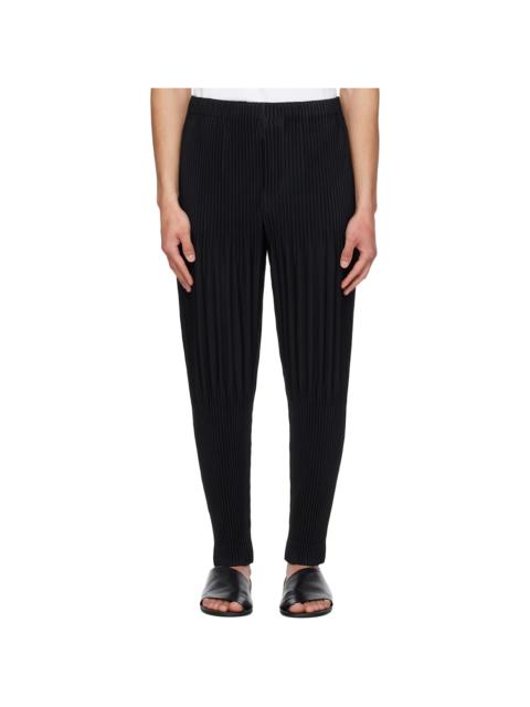 ISSEY MIYAKE Black Monthly Colors February Trousers
