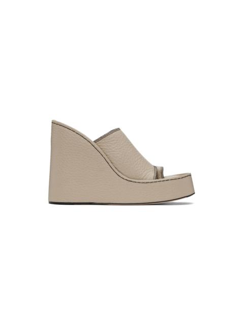 MIISTA Taupe Thais Sandals