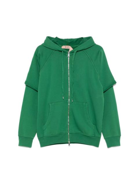 N°21 layered hoodie