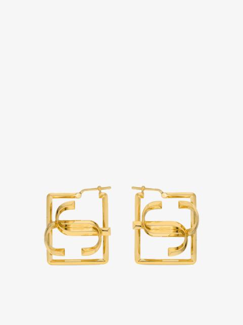 JIMMY CHOO Square JC Hoop
Gold-Finish Hoop Earrings