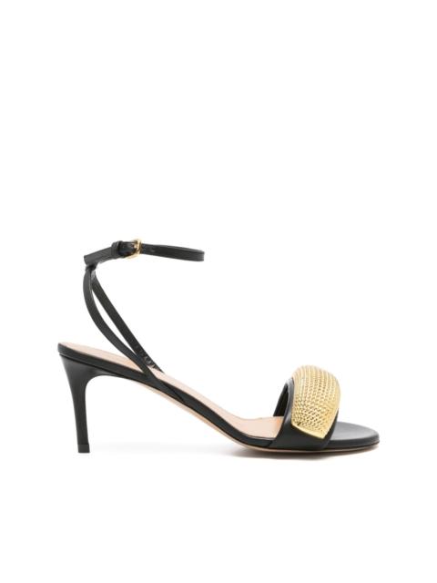 JW Anderson Poppy 70mm leather sandals