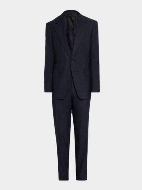 TOM FORD Men's Shelton Check Hopsack Suit