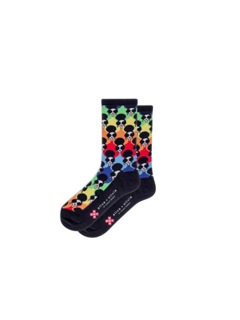 Alice + Olivia A+O X HOTSOX CREW SOCKS