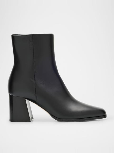 JIMMY CHOO Linne Smooth Leather Ankle Booties
