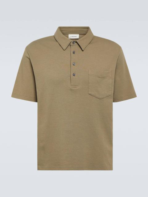 FRAME Cotton polo shirt