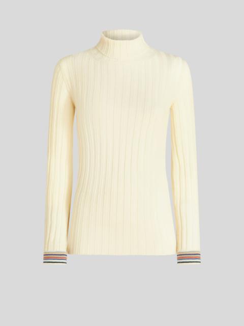 POLO NECK WOOL JUMPER