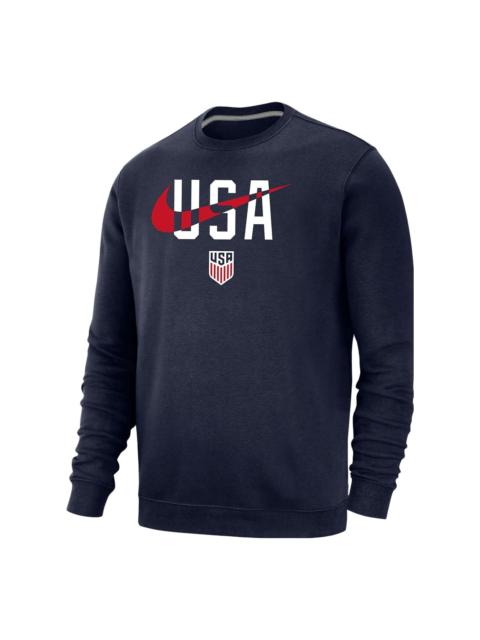 Nike Nike USA Club Fleece Crew Neck Sweatshirt 'Navy' M33778OXNAV-USA