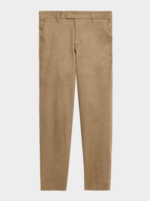 Vince Men & apos;s Owen Athletic Linen-Cotton Extended-Tab Pants