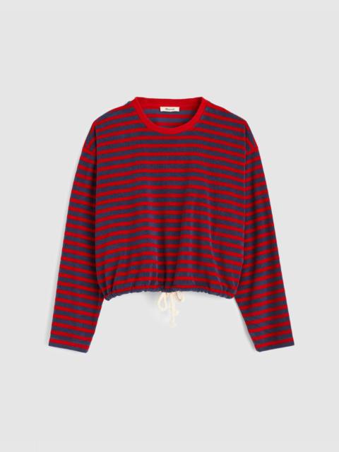 Madewell Tie-Waist Top in Terry