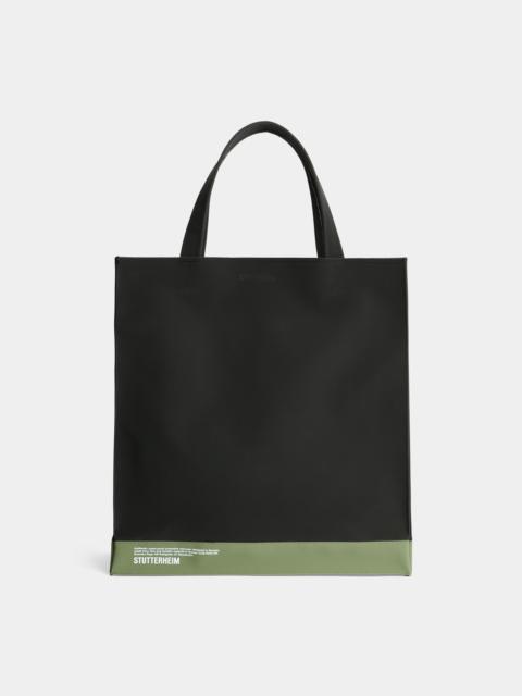 Stutterheim Stylist Bag Matte Black/Dry Green