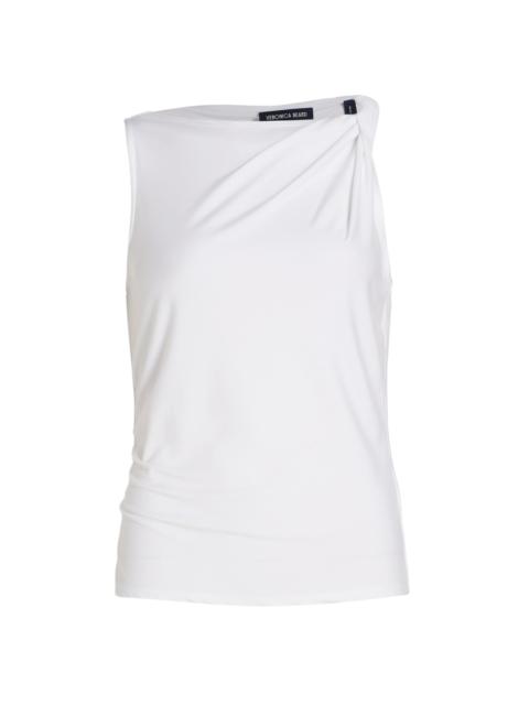 VERONICA BEARD Women's Otessa Gathered Top - White