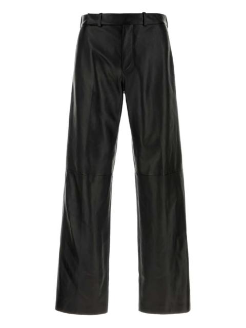 FENDI leather trousers
