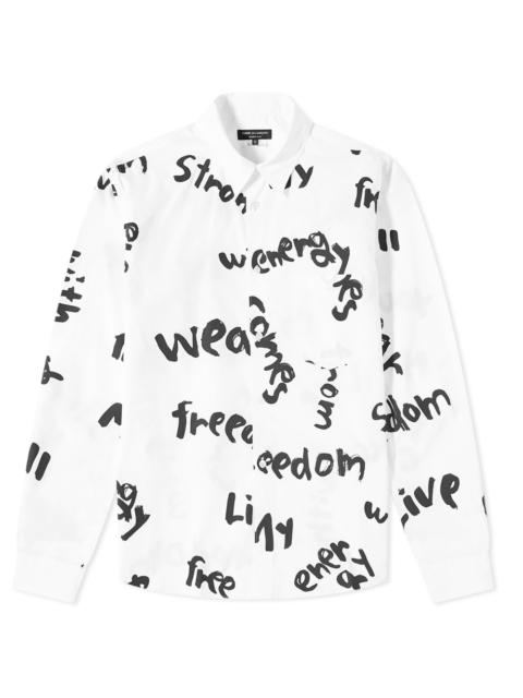 Comme des Garçons Homme Plus Comme des Garçons Homme Plus Freedom Letting Shirt