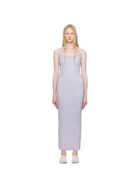 SKIMS Purple Fits Everybody Lace Long Slip Maxi Dress