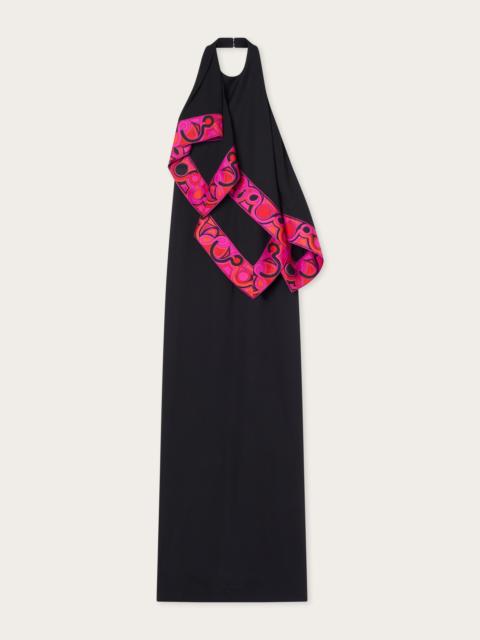 PUCCI DRESS WITH PRINTED RUFFLE DETAILS