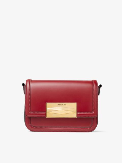 JIMMY CHOO Diamond Crossbody
Cranberry Box Calf Leather Crossbody Bag