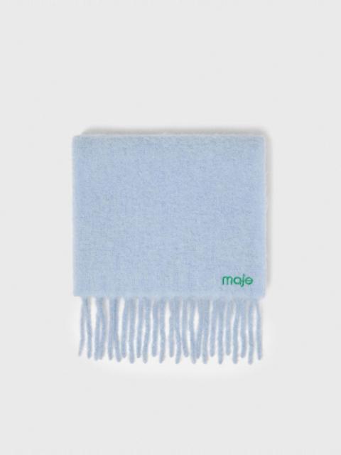 maje Wool and alpaca blend scarf