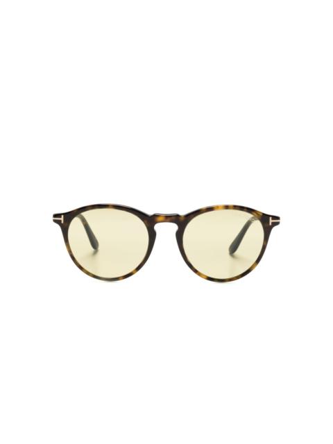TOM FORD Arele tortoiseshell pantos-frame sunglasses