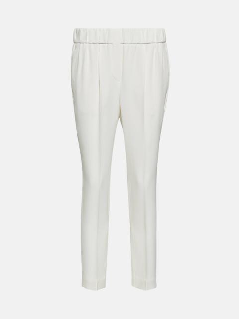 Brunello Cucinelli Tailored crêpe pants