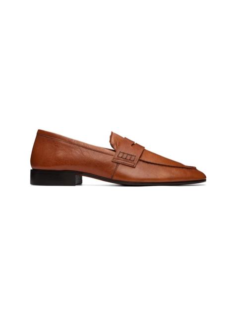 Dries Van Noten Tan Leather Loafers