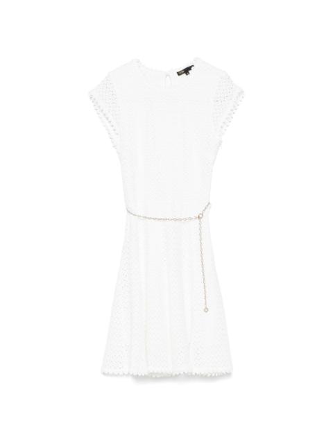 belted mini dress