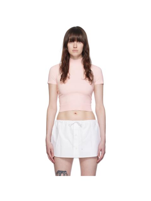 alexanderwang.t 핑크 Mockneck 티셔츠
