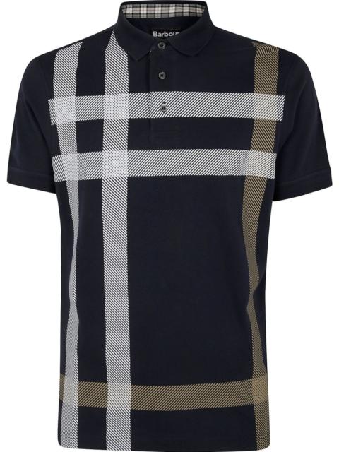 Barbour checkered polo shirt