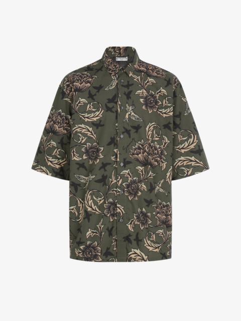 Givenchy Floral and astral printed shirt in coton