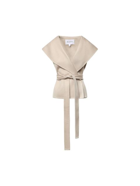 Alaïa Cashmere hooded jacket