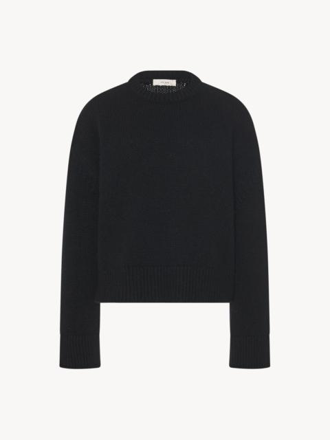The Row Dines Top in Cashmere and Mohair
