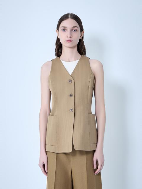 Max Mara Tailored Vest with Button Fastening