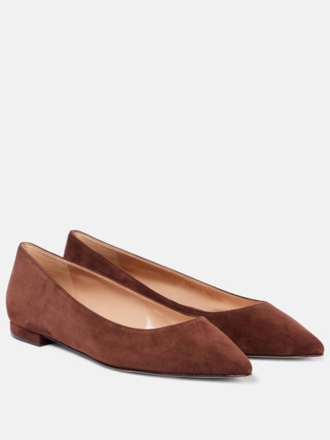 Gianvito Rossi Gianvito suede ballet flats