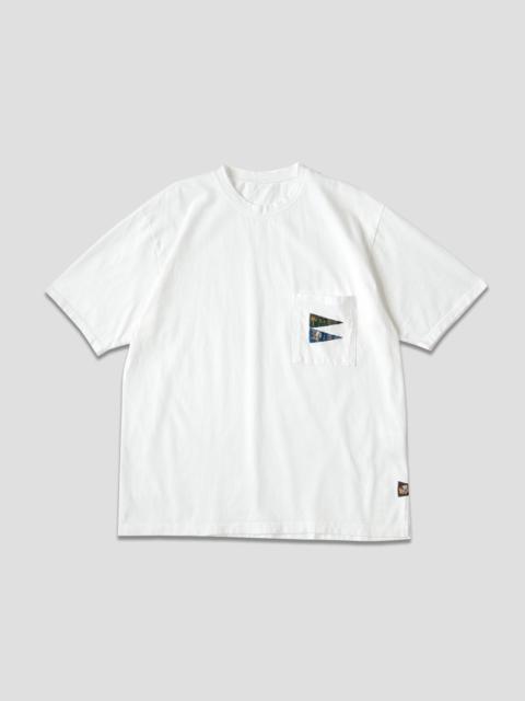 Kapital JERSEY PENNANT T-SHIRT (3 FLAGS)