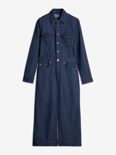 7 For All Mankind Weightless Denim Maxi Dress in Halona