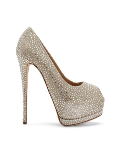 Giuseppe Zanotti Sharon 140mm rhinestone-embellished pumps